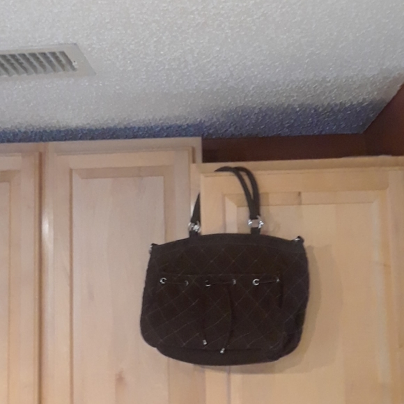 Vera Bradley Bags Vera Bradley Brown Quilted Shoulder Hobo Bag